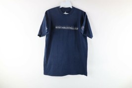 Adidas Womens XL University of Notre Dame Football 2008 Spell Out T-Shirt Blue - £23.32 GBP