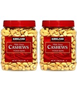 2 x Kirkland Signature Whole Fancy Premium Salted Roasted Cashews 2.5 Lb... - $77.24 CAD