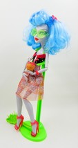 Monster High Mattel Doll Skull Shores Ghoulia Yelps 2008 Blue Hair Blue Eyes - £28.92 GBP