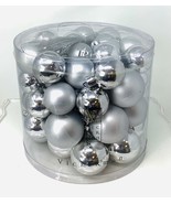 Vickerman 1.5&quot;-2&quot; Silver Shiny and Matte Finish Ball Ornament, 50 per Box - $22.27