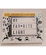 A4 LED Cinematic Light Box With DIY Decorative Cards New In Box - £14.80 GBP