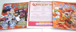 Vintage 1990s Walt Disney's World On Ice Programs X3 Souvenir  - $29.99