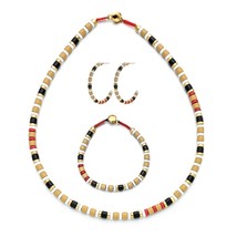Boho Beads Luxury Jewelry sets Fashion Jewelry Necklace Earring Bracelet Women W - £37.07 GBP