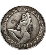 Medalla de fantasía E Pluribus Unum con una chica de dólar - $18.55 CAD