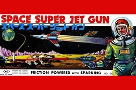 Space Super Jet Gun - Art Print - £17.29 GBP+