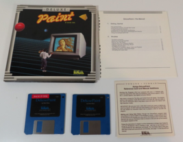 Deluxe Paint Commodore Amiga Electronic Arts w/ Manual DPaint 1985 *READ* - $24.70