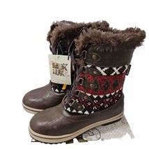 MukLuk Snow Boots Womens Size 8 Thinsulate Insulation Aztec Western NWT - £63.07 GBP