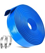 2 IN x 110FT Pool Backwash Hose Heavy Duty Drain Discharge Double PVC La... - $106.51