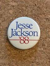 Vintage Jesse Jackson 1988 Election Collectible Pinback 1.5&quot; - $4.50