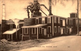 Guilford Maine - Hardware Products MILL-VINTAGE Rppc POSTCARD-BK45 - £3.16 GBP