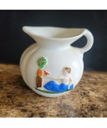 Ceramic Miniature Decorative Creamer Pitcher Japan 2.75&quot; Tall 4 Ounce Ca... - £6.22 GBP