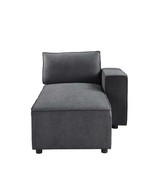 Silvester Modular - Chaise w/2 Pillows, Gray Fabric - $684.85 CAD
