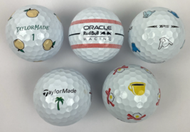 5 Taylormade TP5x Oracle Redbull SHAKA PEACH Bacon And Eggs Palm Tree Go... - $828.44 MXN