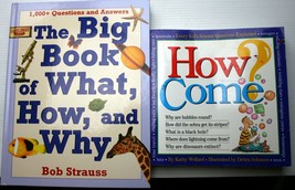 2 Bk How Come? Every Kid&#39;s Science Questions Explained~Big Book What How And Why - £7.82 GBP
