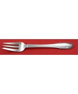 Beaded by Georg Jensen Sterling Silver Pastry Fork with 1 Wide Tine 5 5/8&quot; - $147.07 CAD