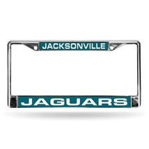 NFL Jacksonville Jaguars Laser Chrome Acrylic License Plate Frame - £24.35 GBP