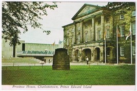 Prince Edward Island PEI Postcard Charlottetown Province House - $2.96