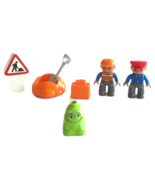 Mixed Lot Lego Duplo Construction Worker Sign Shovel Train Conductor Blopp - €12,06 EUR