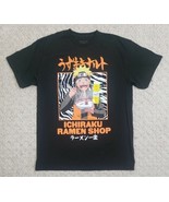 Ichiraku Ramen Shop T Shirt Mens L Hero Academia Naruto Anime Black Shon... - $332.29 MXN
