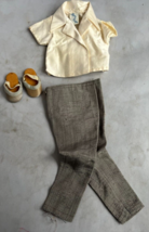 Vtg. Mary Hoyer Tagged Gray Pants, white Shirt, Shoes, Clean Excellent cond - £38.68 GBP
