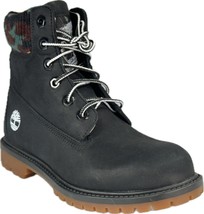 Timberland Women&#39;s 6 Inch Black Nubuck Leather Waterproof Boots, A2M7T - £79.37 GBP
