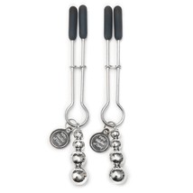 The Pinch Nipple Clamps - Adjustable Weight Metal Nipple Clamps For Sex Pleasure - £22.36 GBP