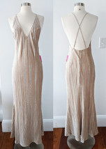 Champagne Nude Dress size SMALL 1920s 1930s Great Gatsby Party Flapper H... - $29.68