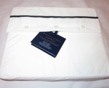 Ralph Lauren Palmer Percale Cotton Queen flat sheet loft gray White $175 - £54.52 GBP