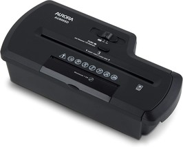 Aurora Au800Sd Professional Strip Cut Paper Shredder/Cd/Credit Card, Black - $43.99