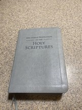 New World Translation of the Holy Scriptures Watchtower 2013 Grey Faux Leather - £11.00 GBP