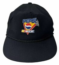 Vtg 90s Pepsi NASCAR Trucker Hat Crown SnapBack - $14.80