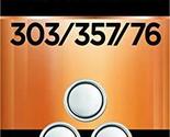 Duracell 303/357/76 Silver Oxide Button Battery, 3 Count Pack, 303/357/7... - $6.00