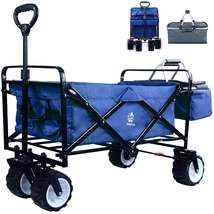 Collapsible Wagon,Wagons Carts Foldable Grocery Cart On Wheels Beach Wagon Folda - £705.24 GBP