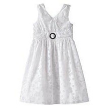 Girls Dress Easter Candies White Burnout Sleeveless Sundress $46-size 4 - £20.54 GBP