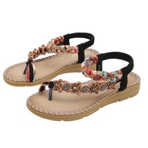Summer Sandals Soft Platform Elastic Band Sandals Retro Women&#39;s Sandals Fashion  - £64.24 GBP