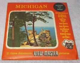 Sawyer's View Master Three Reel Set Michigan 1955 1-2-3 Promo Paper Packet List - £9.44 GBP