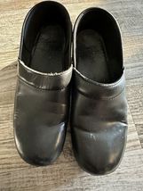 Dansko Womens Professional Black Leather Clog | Size 40 Us Size 9.5-10 - $22.41 CAD