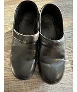 Dansko Womens Professional Black Leather Clog | Size 40 Us Size 9.5-10 - $22.41 CAD