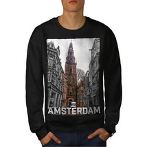 Wellcoda Amsterdam Clock Netherland Mens Sweatshirt - £25.28 GBP+