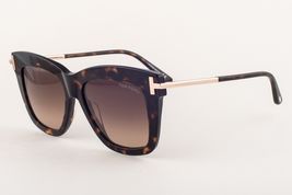 Tom Ford DASHA 822 52F Dark Havana / Brown Gradient Sunglasses TF822 52F... - $189.05