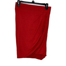 Helmut Lang Womens Skirt Stretchy Casual Wool Blend Harrow Red Sz. 26 Petite NWT - £63.45 GBP