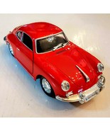 Motor Max 1961 Red Porsche 356B Diecast Metal Car 1:24 scale 7&quot; Trunk Do... - $40.82 CAD