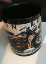 Harley Davidson mug /coffee cup black with picture of a bike - $9.89
