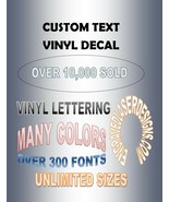 Custom Vinyl Lettering Personalized Custom Vinyl Decal Sticker Window Wa... - £3.02 GBP+