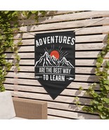 Motivational Pennant Banner: Adventures Are the Best Way to Learn, Grey ... - £38.08 GBP+
