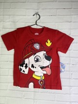 Nickelodeon Paw Patrol Marshall Short Sleeve Tee T-Shirt Top Kids Boys G... - £11.67 GBP