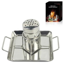 Replacement Beer Can Chicken Includes Rack, Canister &amp; Drip Pan - £18.60 GBP
