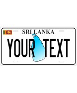 Sri Lanka Map  License Plate Custom Auto Bike Motorcycle Tag - $195.45 MXN+