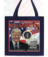 TRUMP 2025 INAUGURATION TOTE BAG w SIGNATURE REPUBLICAN GOP MAGA Red Blu... - $17.09 CAD