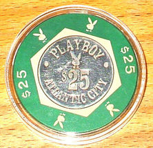 (1) $25. PLAYBOY CASINO CHIP -1981- ATLANTIC CITY - Bud Jones - Cream &amp; ... - $16.79